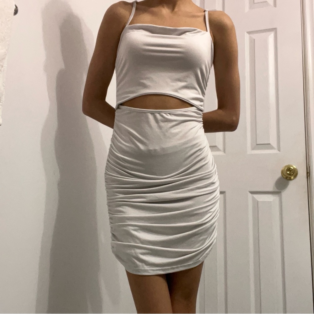Elegant White Mini Dress